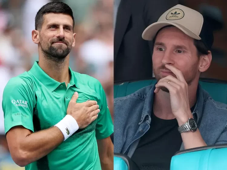 Djokovic ‘se chiveó’ de jugar frente a Messi en Masters 1000 de Miami