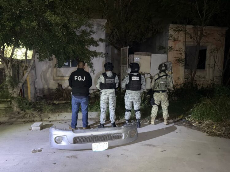 Catean vivienda en Reynosa por narcomenudeo y desmantelamiento de auto