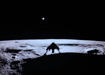 El módulo lunar Blue Ghost aterriza con éxito en la Luna y regala impactantes imágenes