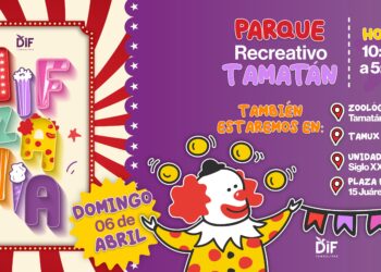 Invita DIF Tamaulipas a tercera edición de DIFzania en parques de Victoria el 6 de abril