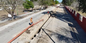 Rehabilitan drenaje sanitario en Poblado de Dolores, Abasolo, Tamaulipas
