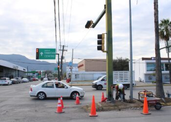 En marcha, modernización en el sistema de semaforización de Cd. Victoria, Tamaulipas