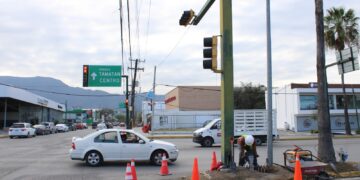En marcha, modernización en el sistema de semaforización de Cd. Victoria, Tamaulipas