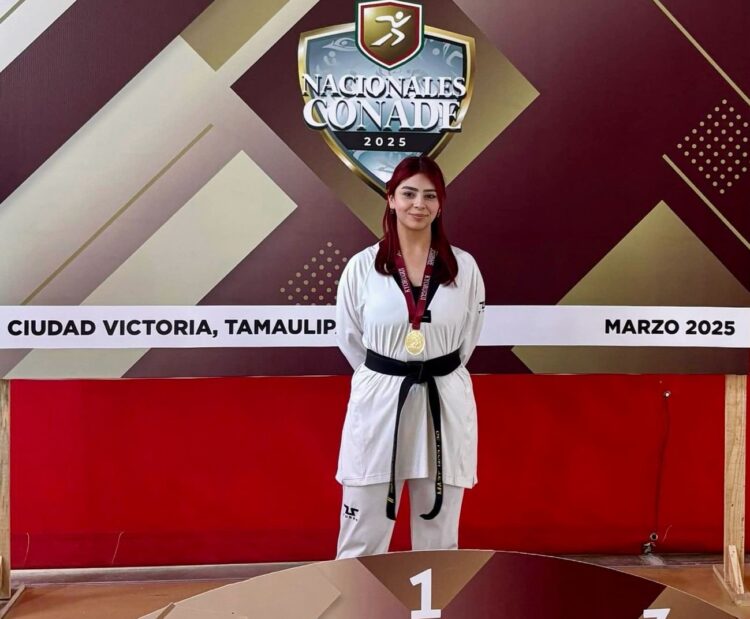 Alumna de la UAT se clasifica en primer lugar al nacional de la CONADE en Taekwondo