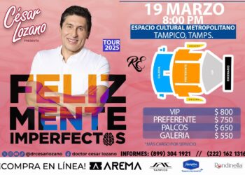 Invita DIF Tamaulipas a la conferencia “Feliz Mente Imperfectos” de César Lozano