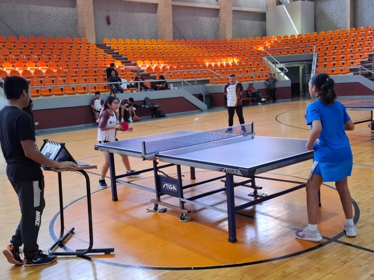 Confirma INDE selección de tenis de mesa para etapa macroregional de los Juegos CONADE 2025