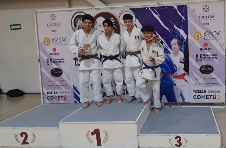 Eduardo Sagastegui alumno de la UAT consigue oro y plata en el Nacional de Judo