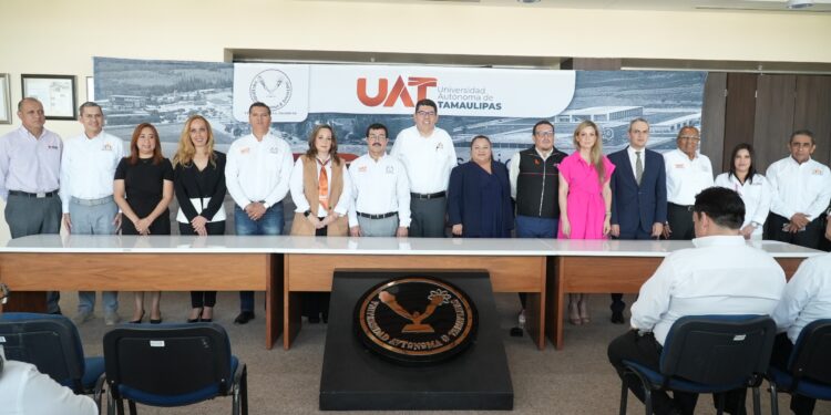 Firma la UAT convenio con el INE y el IETAM