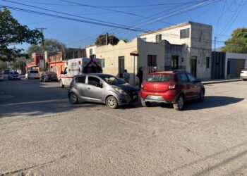 Dos mujeres heridas en choque ocurrido en la Col. Mainero de Cd. Victoria