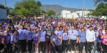Participan Lalo y Lucy en Zumbaton del Día de la Mujer 2025 en Cd. Victoria