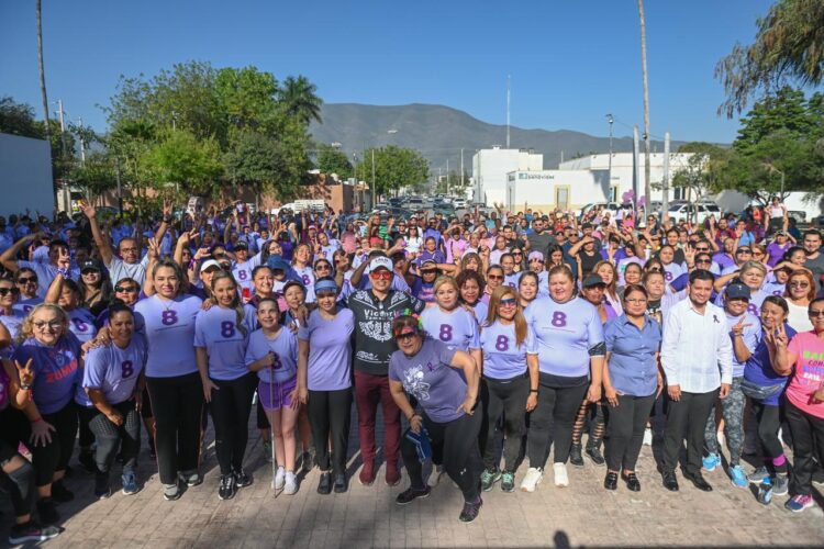 Participan Lalo y Lucy en Zumbaton del Día de la Mujer 2025 en Cd. Victoria