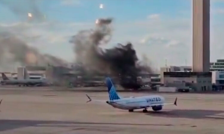 Incendio en aeronave de American Airlines durante aterrizaje en Denver