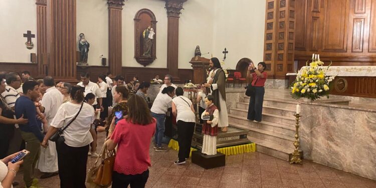 Reliquias de San Judas Tadeo se despiden en Catedral de Cd. Victoria, tras su paso por la Diócesis