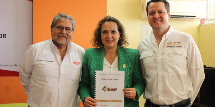 ISSSTE Tamaulipas se suma a la formación académica del CBTis 119