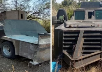 Aseguran “monstruos”, armas y explosivos en Tamaulipas