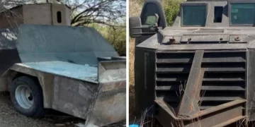 Aseguran “monstruos”, armas y explosivos en Tamaulipas