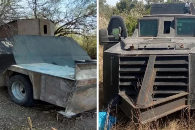 Aseguran “monstruos”, armas y explosivos en Tamaulipas