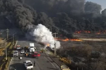 Fuego consume 20 hectáreas en Nuevo León y daña varias plantas industriales