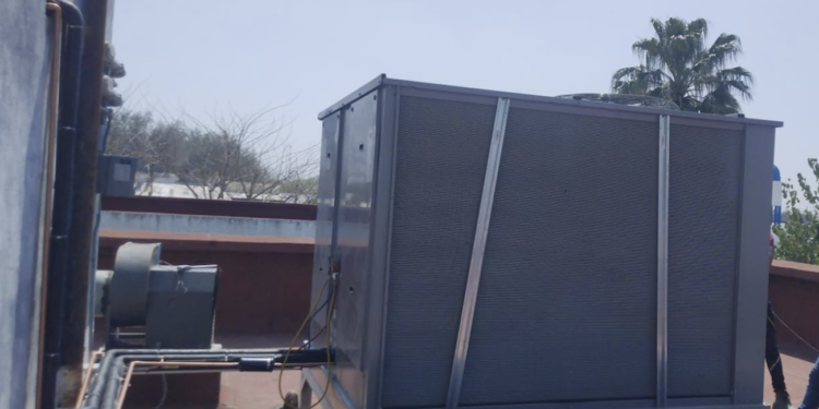 Equipan con aires acondicionados la Clínica del ISSSTE en Río Bravo