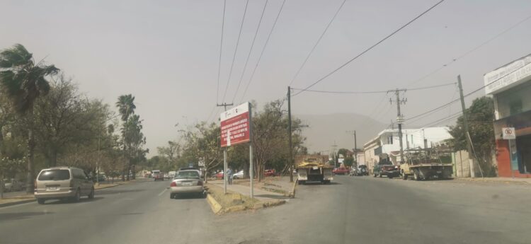 Nube de polvo cubre Ciudad Victoria