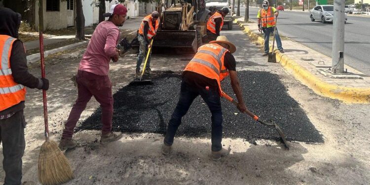 Rehabilita Gobierno Municipal calles de la zona centro de Cd. Victoria