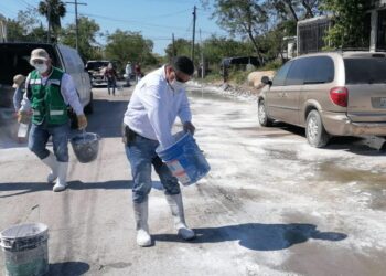Supervisa la SST acciones sanitarias realizadas en Reynosa tras inundaciones 