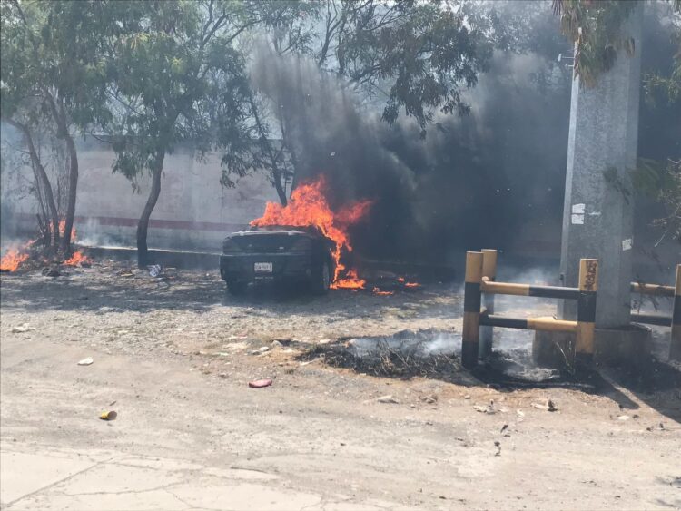 Se incendia automóvil estacionado en el sector de “La Joroba” de Cd. Victoria