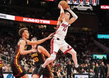 Heat de Miami triunfa 123-114 sobre Atlanta y accede a los playoffs de NBA