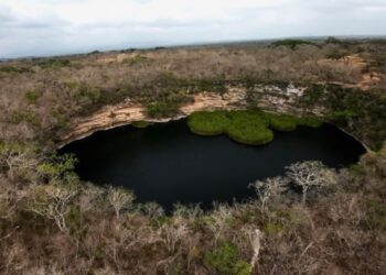 Impacta a visitantes “El Zacatón” en Aldama, Tamaulipas, el cenote más profundo del planeta