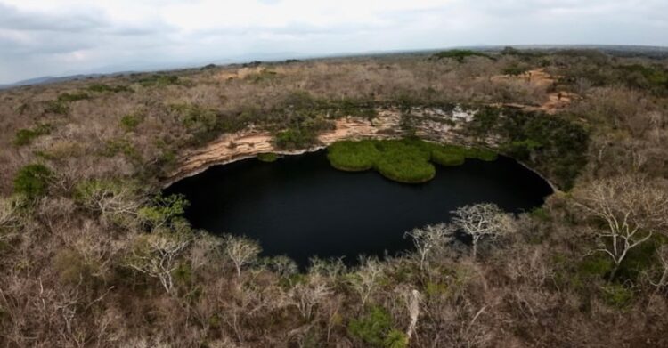 Impacta a visitantes “El Zacatón” en Aldama, Tamaulipas, el cenote más profundo del planeta