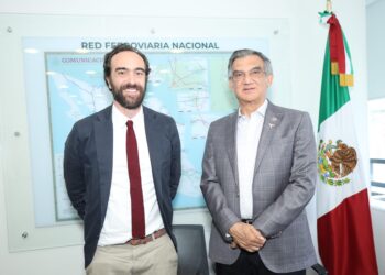 Afinan Américo Villarreal y Andrés Lajous rutas ferroviarias de Tamaulipas