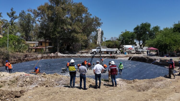 Construyen tanque de almacenamiento de agua potable de 5 mil metros cúbicos en Cd. Victoria