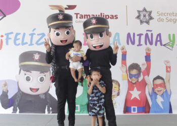 Celebra Secretaría de Seguridad Pública el Día del Niño y la Niña en Cd. Victoria