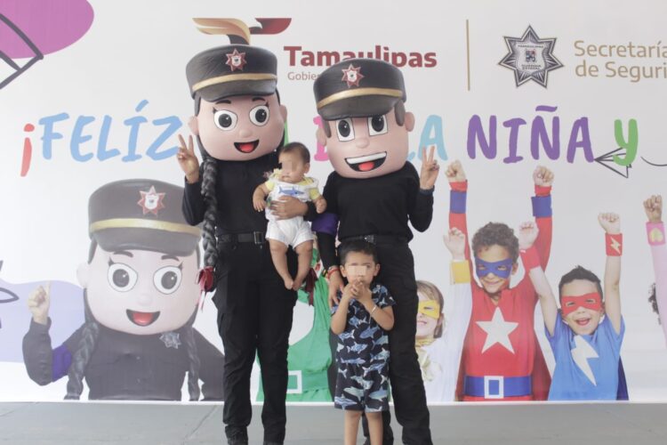 Celebra Secretaría de Seguridad Pública el Día del Niño y la Niña en Cd. Victoria