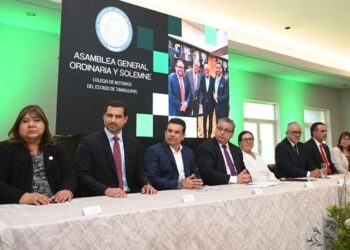 Rinde protesta Raúl Enrique Padilla García como Presidente del Colegio de Notarios de Tamaulipas