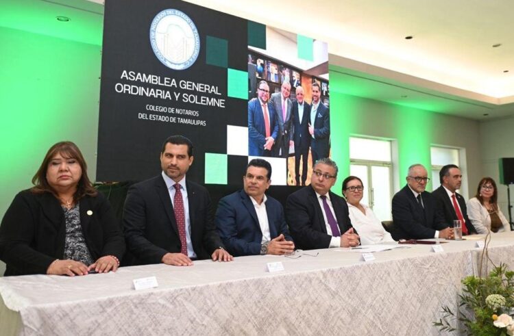 Rinde protesta Raúl Enrique Padilla García como Presidente del Colegio de Notarios de Tamaulipas