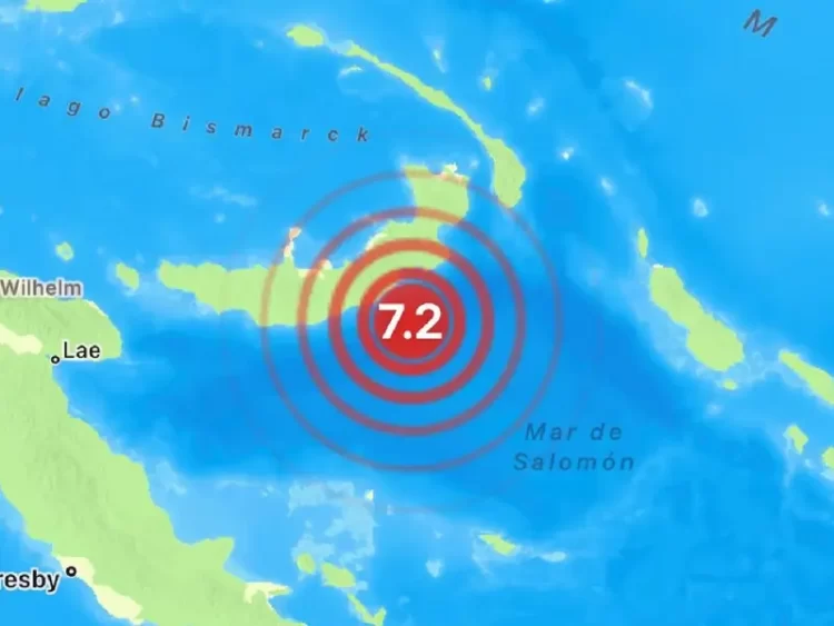 Terremoto de 7.2 de magnitud en Papúa Nueva Guinea; emiten alerta de tsunami
