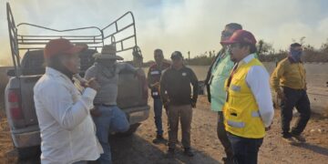 Alertan por fuerte incendio de pastizales en Ejido “Nuevo Padilla” de Tula, Tamaulipas 
