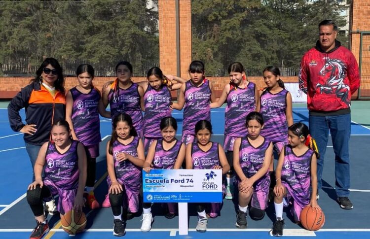 Escuela Primaria Ford 74 de Cd. Victoria logra tercer lugar femenil nacional en básquetbol