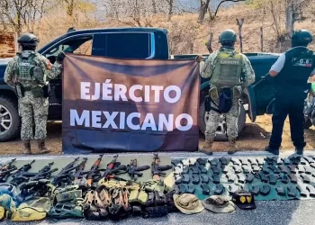 Ejército repele agresión armada en Teloloapan, Guerrero, y decomisa arsenal