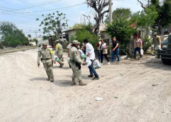 Entregan Federación y Estado 16 mil apoyos a damnificados por inundaciones en Reynosa