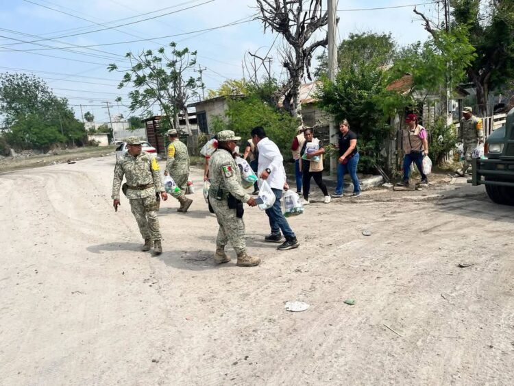 Entregan Federación y Estado 16 mil apoyos a damnificados por inundaciones en Reynosa