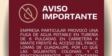 Constructora daña tubería y deja sin agua a 30 colonias del sur de Cd. Victoria revela COMAPA