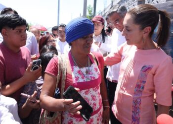 Anuncia Sheinbaum apoyos a damnificados por lluvias en Reynosa