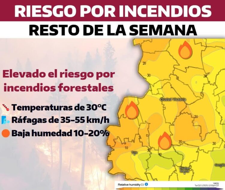 Sequía, calor y vientos propiciarían incendios forestales, alerta Protección Civil