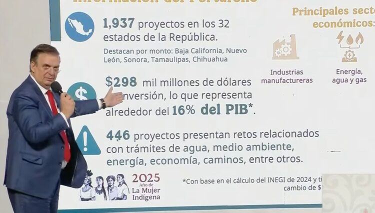 Tamaulipas, de los estados con más proyectos de inversión en el país: Ebrard