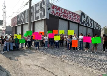 Exigen justicia por Kevin, niño atropellado por camión de la empresa Castores