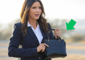 Le roban el bolso a Kristi Noem secretaria de Seguridad Nacional de EU