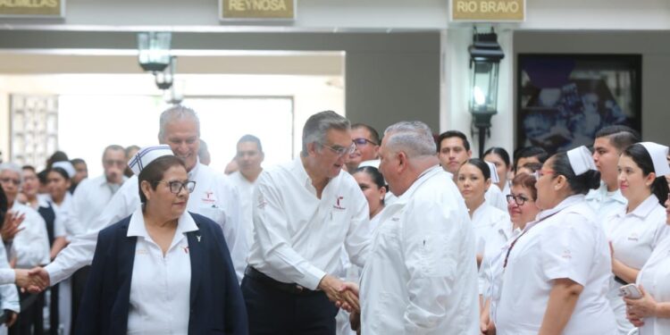 Impulsa Américo Villarreal mejores condiciones laborales para las enfermeras tamaulipecas