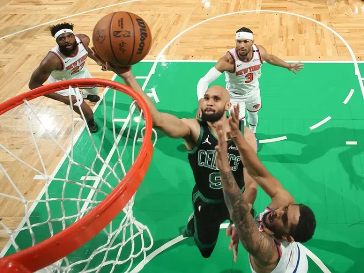 Celtics doblegan 127-102 a Knicks y ponen 2-3 la serie en Conferencia Este de NBA